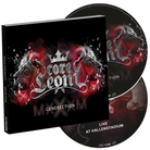 Music album with cover and two discs featuring a lion design and text.