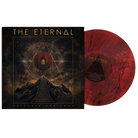 Vinyl record and cover with 'The Eternal' branding on a white background