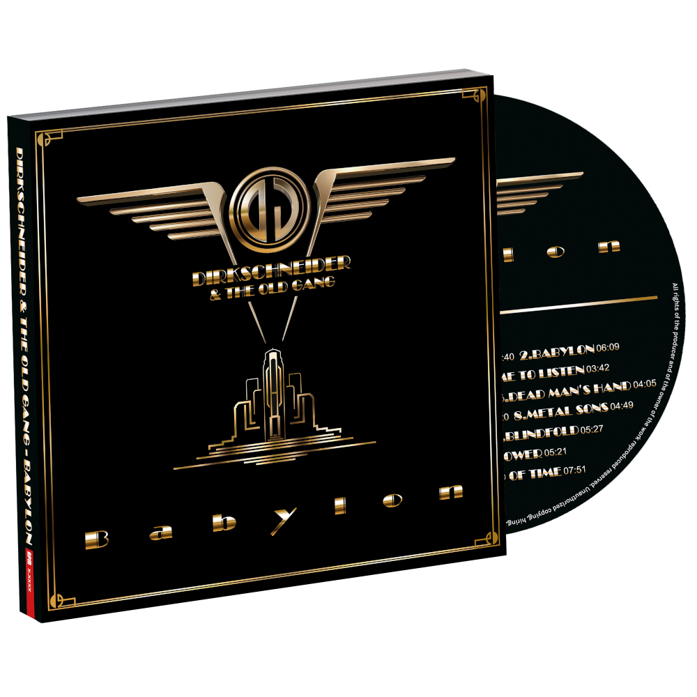 Dirkschneider & The Old Gang Babylon Digipak CD mockup