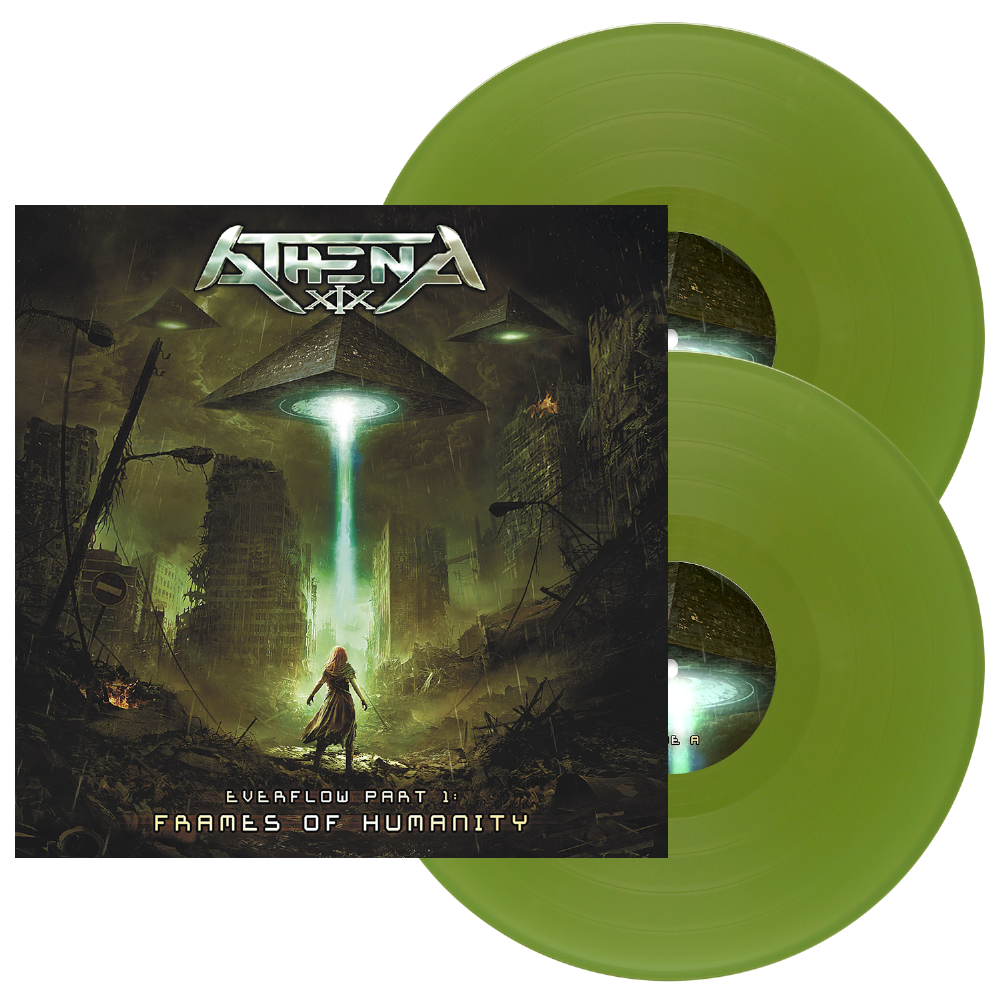 Athena XIX - Everflow Part 1: Frames Of Humanity Synchro Green 2LP Vinyl