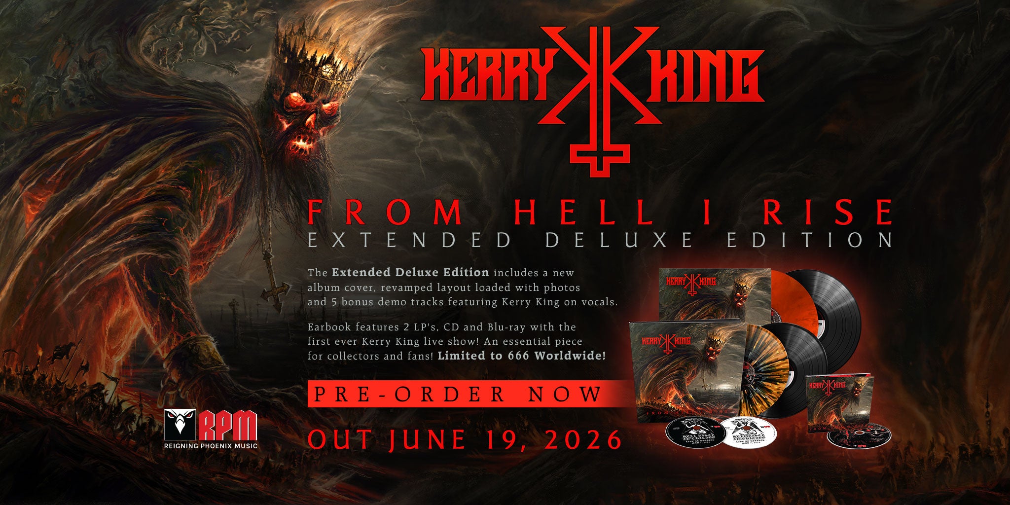 Kerry king deluxe album edition artwork and announcement 