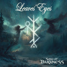 Leaves' Eyes art for their Song of Darkness EP two figures in a winter scene