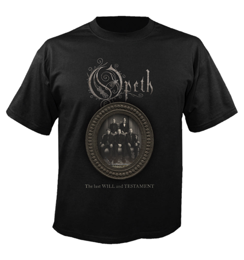 Opeth the last will and testament photo tee rpm