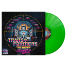 Transformers Music Vinyl mockup with green vinyl
