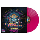 Pink vinyl record with 'Transformers: The Movie' soundtrack cover