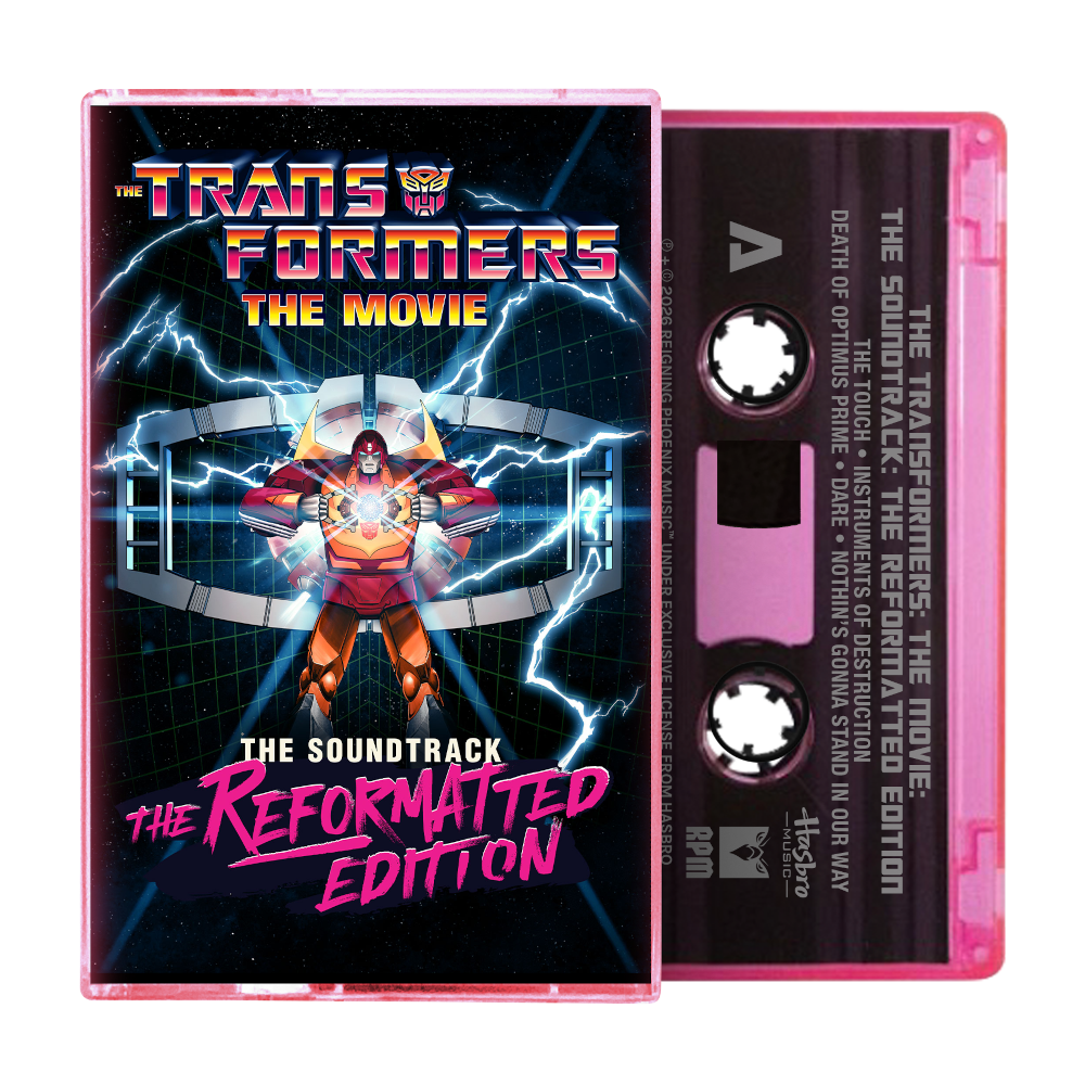 Transformers Soundtrack Cassette mockup
