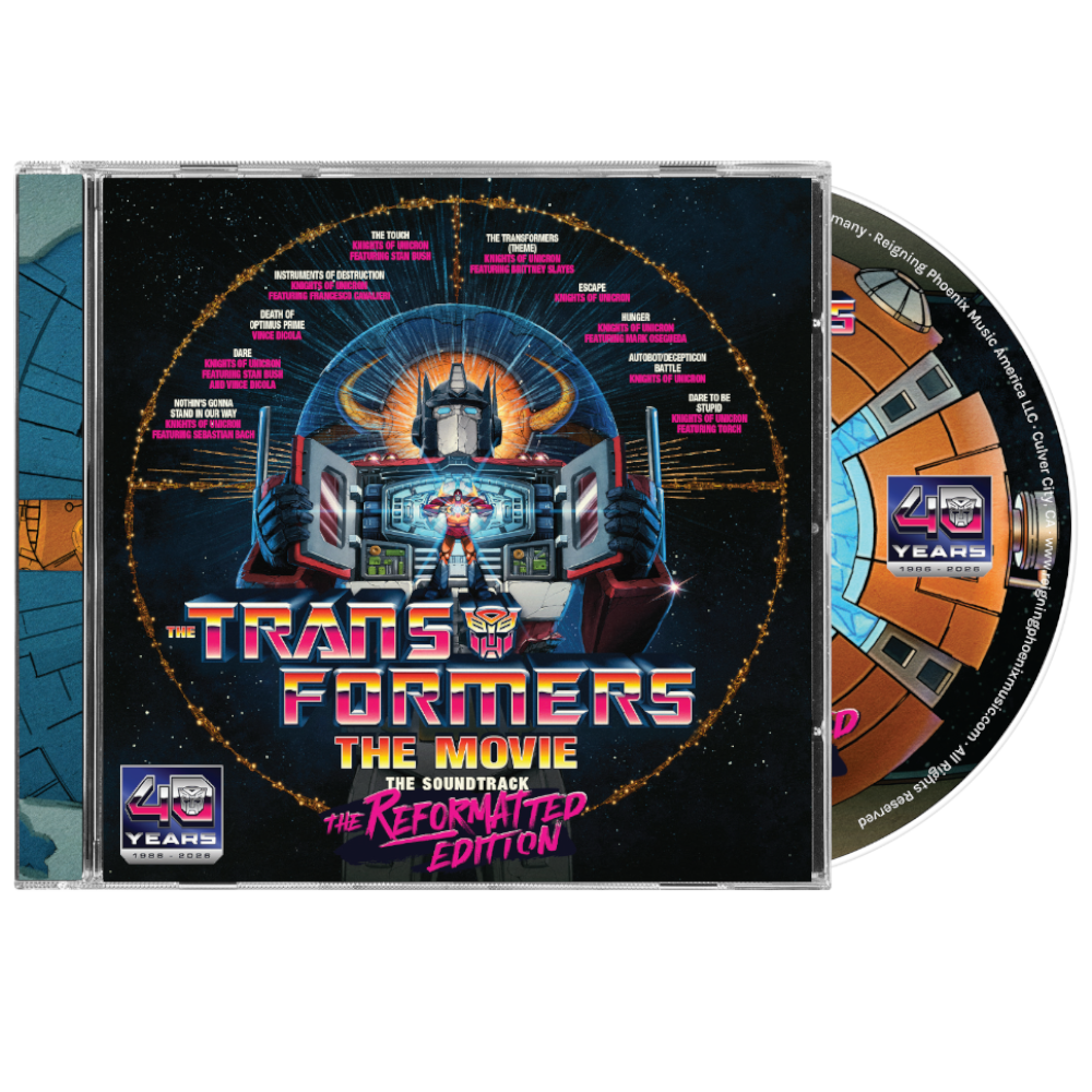 Transformers movie soundtrack CD with cover art and disc visible