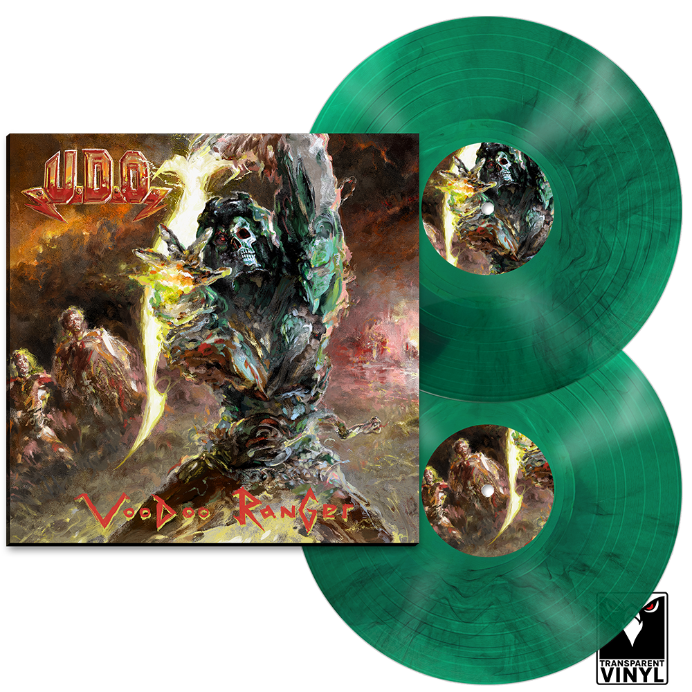UDO Voodoo Ranger green vinyl mockup 